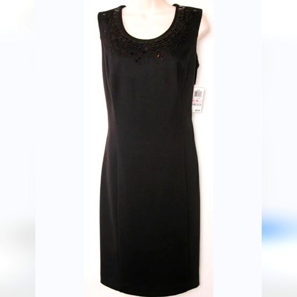 CHARTER CLUB dress, Salid black, size 6 - Picture 1 of 7